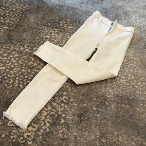 ZARA WHITE SKINNY KIDS JEANS